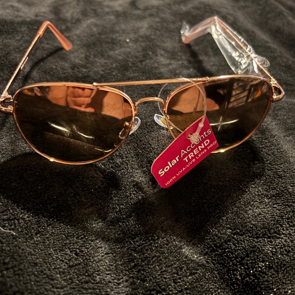 Aviator Mirrored Sunglasses. New